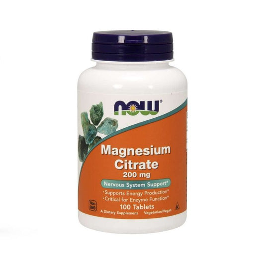 NOW Magnesium Citrate 200mg 100s