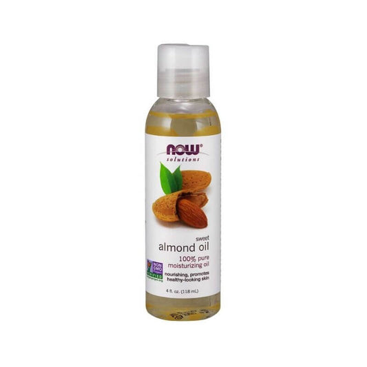 NOW Sweet Almond Oil 100% Pure Moisturizing Oil 118ml