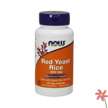 NOW Red Yeast Rice 600 mg Capsules 60's