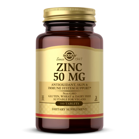 Solgar Zinc Gluconate 50mg 100s