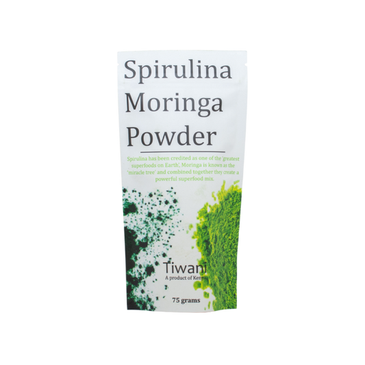 Tiwani Spirulina Moringa Powder 75 grams
