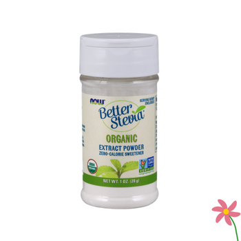 NOW Stevia Extract Organic Sweetener 28gm