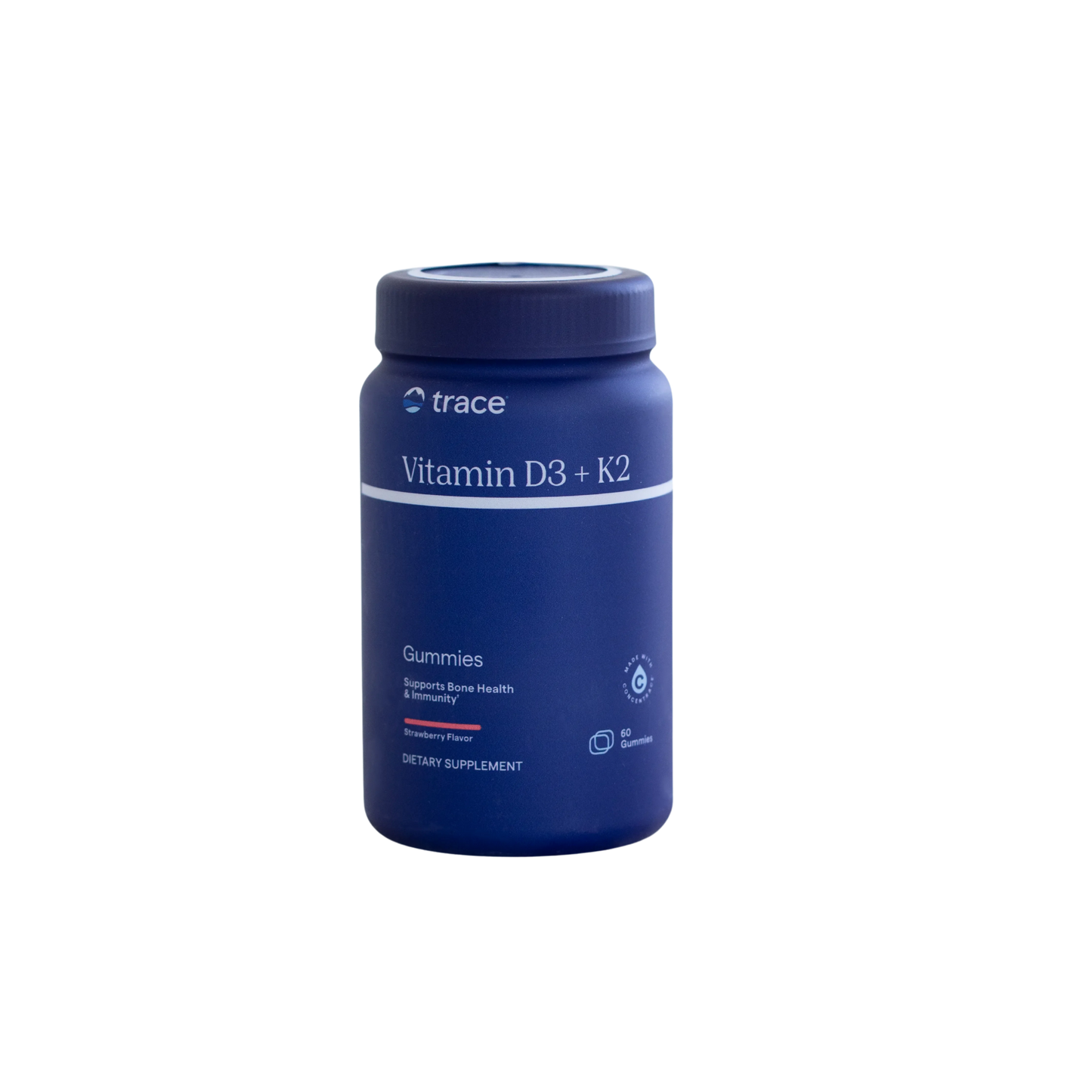 Trace Minerals Vitamin D3+K2 Gummies 60's