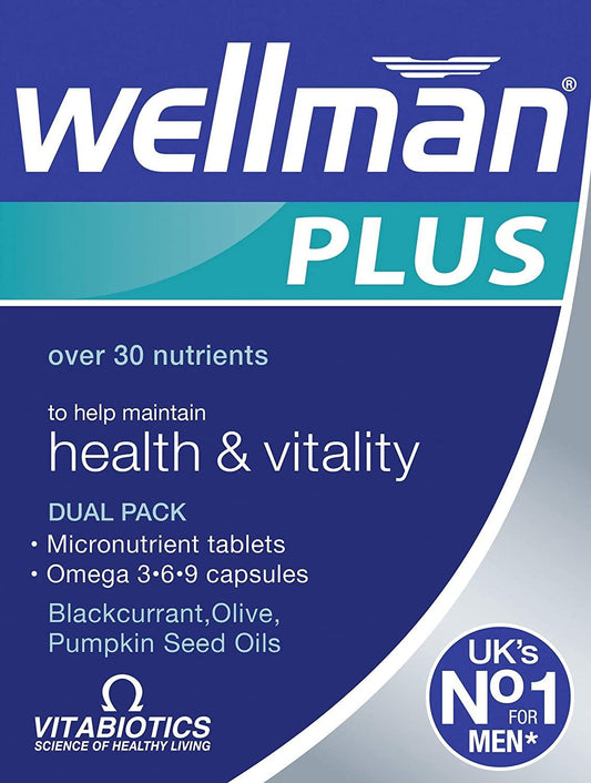 WELLMAN PLUS OMEGA -3,6,9 CAPSULES 28`S/28 TABLETS 56`S