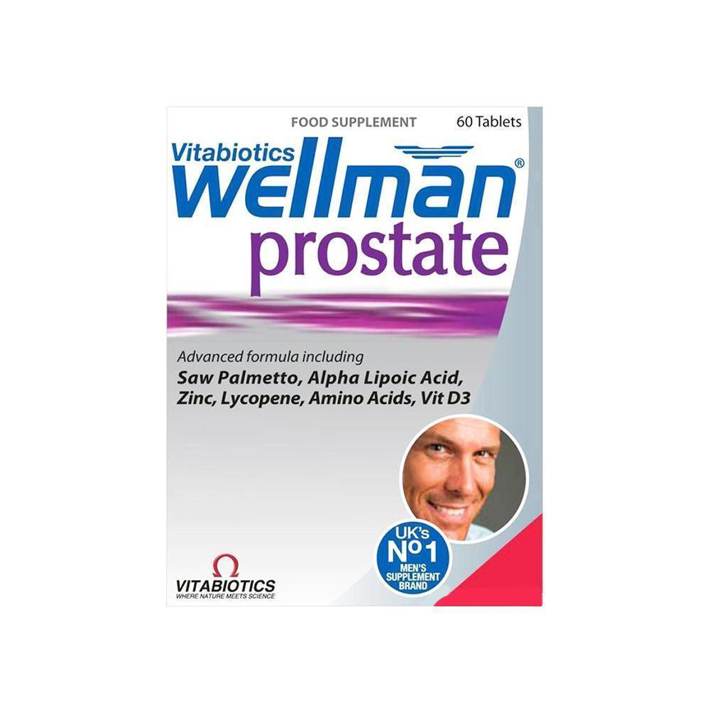 Vitabiotics Wellman Prostace 60 Tablets, 60 count-Helps maintain a healthy prostate.