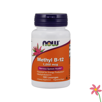 NOW Methyl B12 1000mcg Chewable Lozenges 100s
