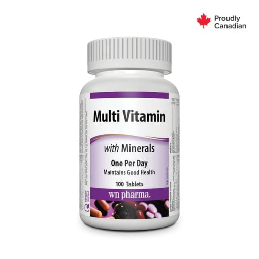 Webber Naturals Multivitamins & Minerals One A Day Tabs 100's