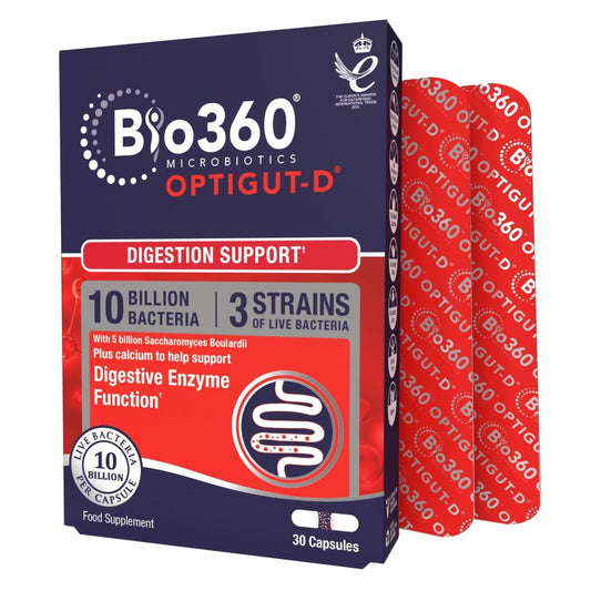 Nature's Aid NA OPTIGUT-D 10B-3Strain Probiotic  'Mucous Membranes' Vegan-30's