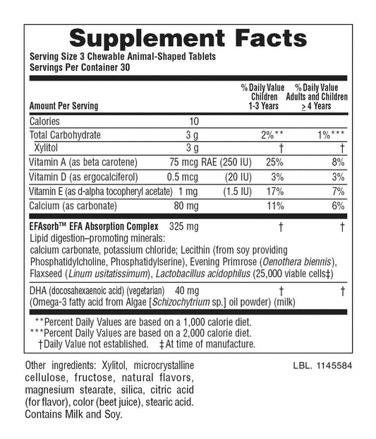 Animal Parade® DHA Kidz Children’s Chewables