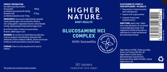 Higher Nature Glucosamine HCl Complex