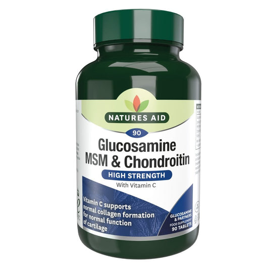 Nature's Aid Glucosamine & Chondroitin With MSM - 90's