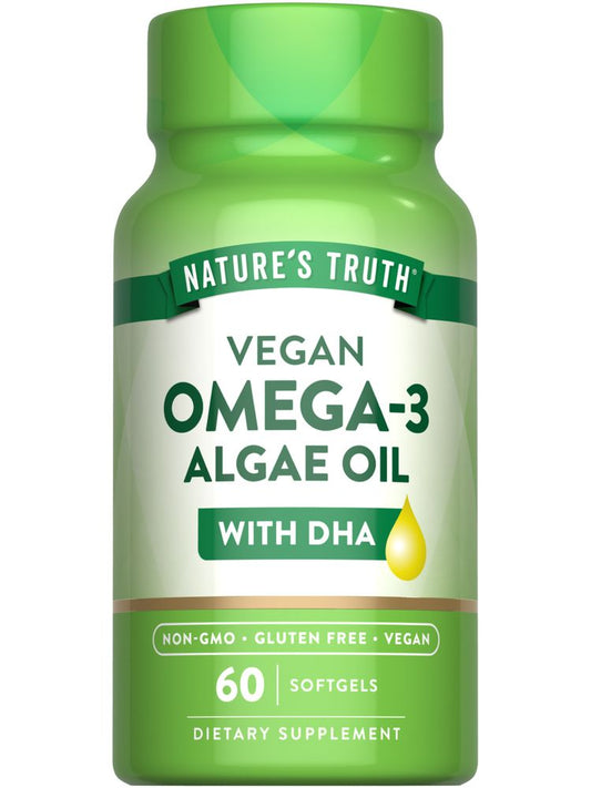 Nature's Truth Vegan Omega 3 Algae oil vegan softgels 60s