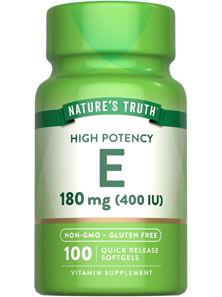 Nature's Truth Vitamin E 400IU QR softgels 100s
