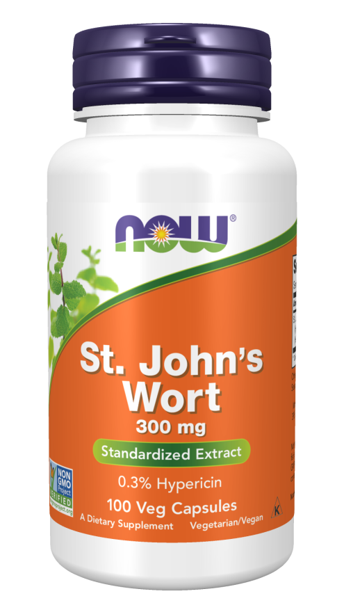 NOW St. John's Wort 300 mg Veg Capsules