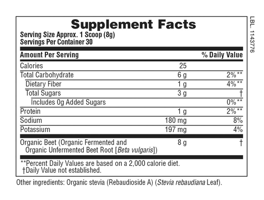 NaturesPlus Organic Beet Powder
