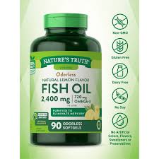 Natures Truth Odourless Fish Oil 2400Mg Qr Softgels 90S