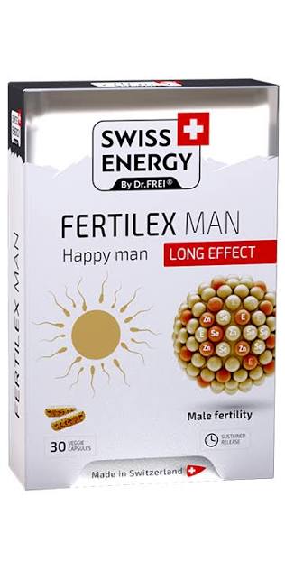 Swiss Energy Fertilex Man Vegan SR Capsules 30s – Natural Fertility Support for Men