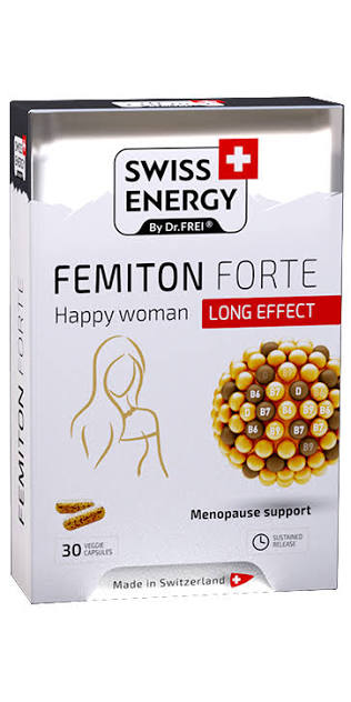 Swiss Energy Femiton Forte Vegan SR Capsules 30s – Menopause Support & Hormonal Balance for Women