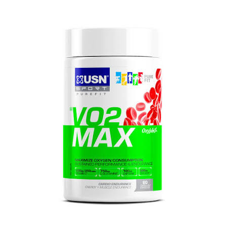 USN VO2 Max 60 Tablets -Maximizes Oxygen Uptake: Boosts your VO2 max capacity to utilize oxygen efficiently under heavy training loads.