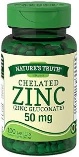 NATURE’S TRUTH Chelated Zinc Gluconate Tabs 100s