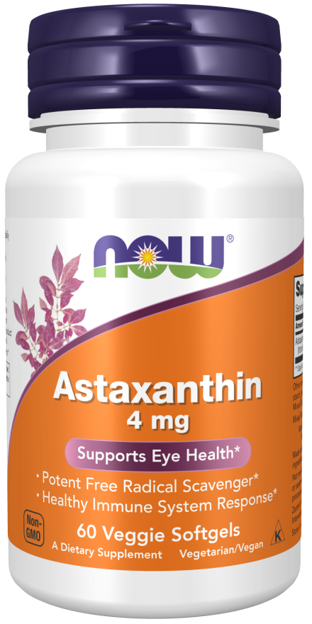 NOW Astaxanthin 4mg Caps 60's