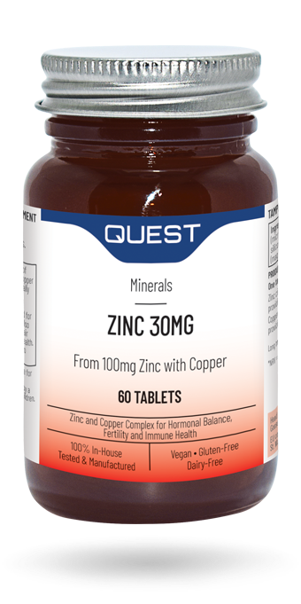 Quest Zinc Citrate 30mg 60's