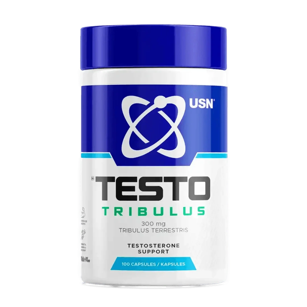 USN Testo Tribulus Tablets, 100's-Support Testosterone | Boost Muscle Strength | Enhance Recovery