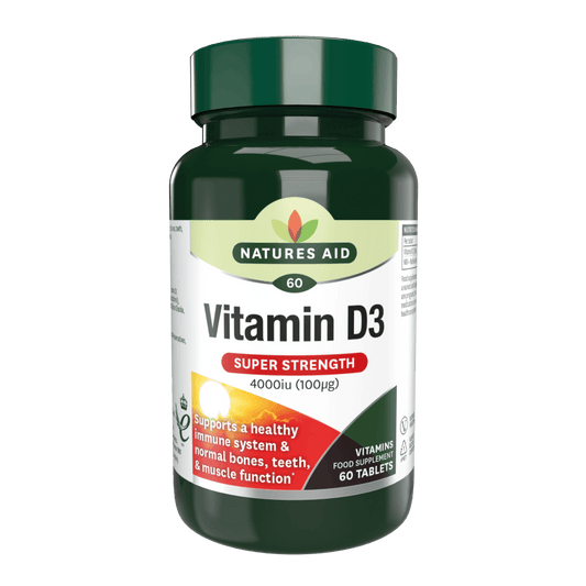 Nature's Aid Vitamin D3 1000iu (25ug) Vegetarian- 90's