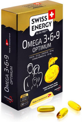 Swiss Energy Omega 3-6-9 Optimum 30s – Essential Fatty Acids for Heart, Brain & Joint Health